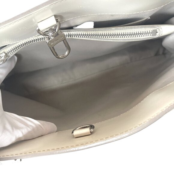 Authentic Louis Vuitton Epi Leather Passy PM White Ivory Hand Bag Tote - Picture 6 of 13